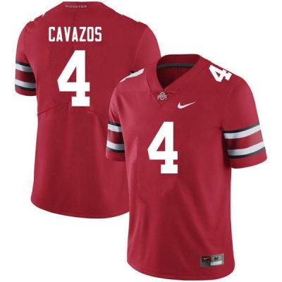 Men's Ohio State Buckeyes #4 Lejond Cavazos Scarlet Nike NCAA College Football Jersey November UFC6744KS